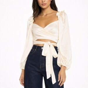 For Love & Lemons Argent top